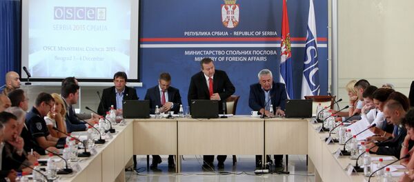 Конференција Ивице Дачића поводом Састанка Министарског савета ОЕБС-а - Sputnik Србија