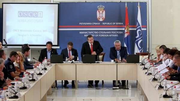 Konferencija Ivice Dačića povodom Sastanka Ministarskog saveta OEBS-a - Sputnik Srbija