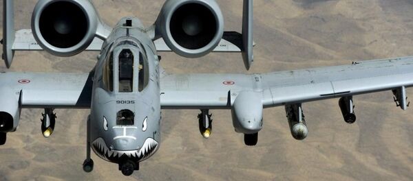 Амерички авион А-10 „тандерболт“, познатији као „хог“ — брадавичаста свиња - Sputnik Србија