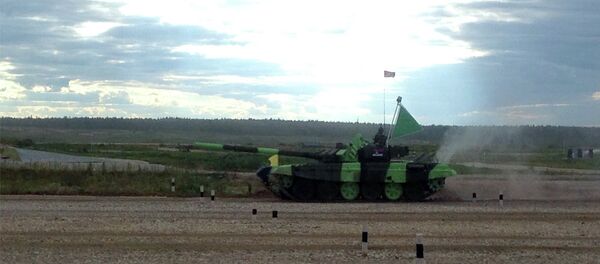 Srpski tenk na poligonu Alabino, blizu Moskve - Sputnik Srbija