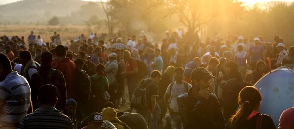 Мигранти у Ђевђелији, Македонија - Sputnik Србија