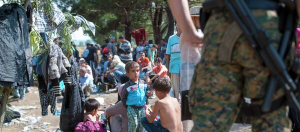 Migranti u Makedoniji - Sputnik Srbija