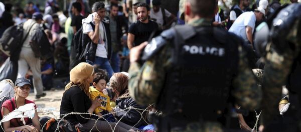 Мигрантска криза у Македонији Мигрантска криза у Македонији - Sputnik Србија