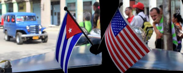 Америчка и Кубанска застава - Sputnik Србија