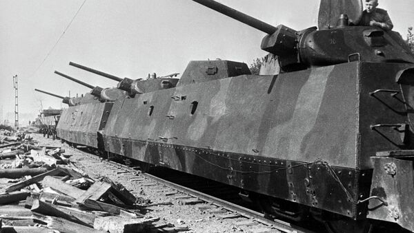 Oklopni sovjetski voz, bitka za Varšavu 1944. Poljska, Drugi svetski rat - Sputnik Srbija