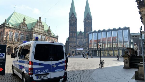 Policija ispred Gradske skupštine u Bremenu - Sputnik Srbija