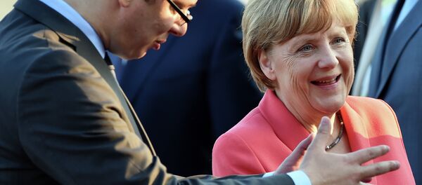 Angela Merkel i Aleksandar Vučić - Sputnik Srbija