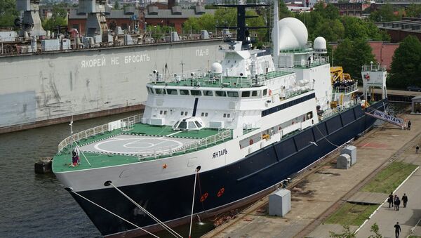 Brod „Jantar“. Vojno-pomorska flota Rusije - Sputnik Srbija