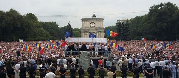 Anti-vladin protest u Kišnjevu, Moldavija - Sputnik Srbija