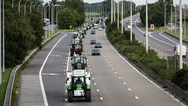 Protest farmera u Briselu - Sputnik Srbija