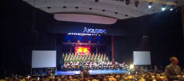 Концерт ансамбла Александров у Дворани Дома синдиката у Београду - Sputnik Србија