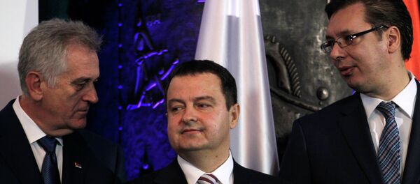 Томислав Николић, Ивица Дачић и Александар Вучић - Sputnik Србија