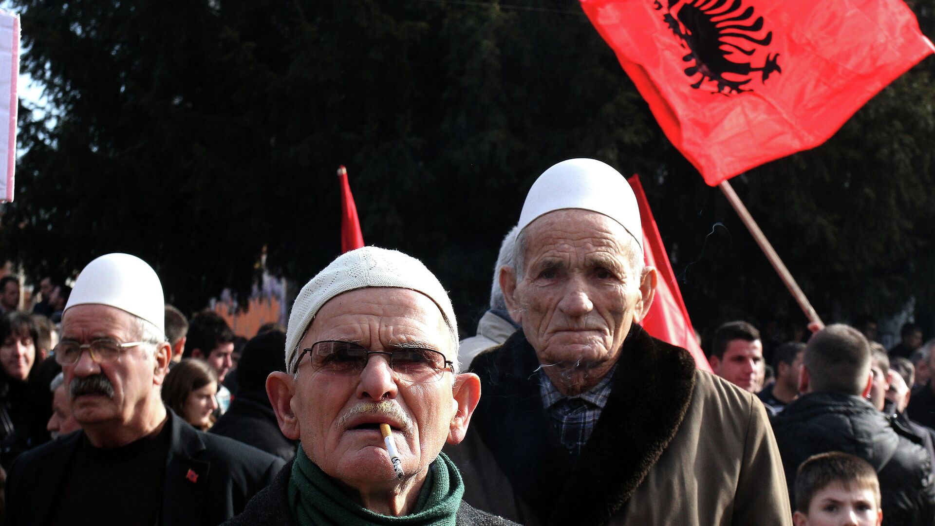 Албанци на протесту у Бујановцу - Sputnik Србија, 1920, 28.05.2021