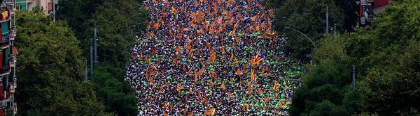 Protesti u Barseloni Protesti u Barseloni - Sputnik Srbija