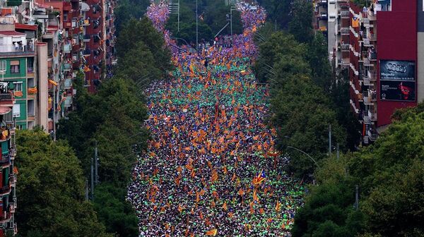 Protesti u Barseloni - Sputnik Srbija