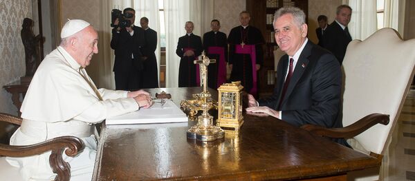 Томислав Николић у посети Ватикану - Sputnik Србија