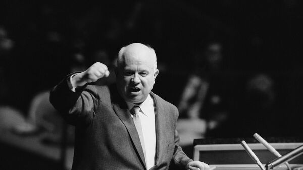 Nikita Hruščov u UN-u - Sputnik Srbija