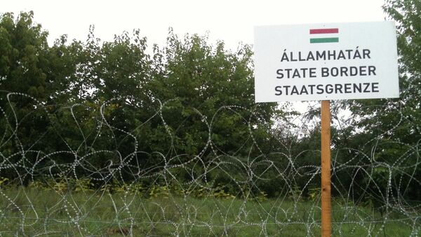 Ograda na granici Mađarske i Srbije - Sputnik Srbija