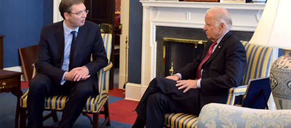 Aleksandar Vučić u poseti Džozefu Bajdenu Aleksandar Vučić u poseti Džozefu Bajdenu - Sputnik Srbija
