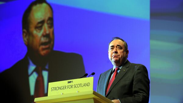 Aleks Salmond, bivši premijer Škotske i lider Škotske nacionalne parije - Sputnik Srbija