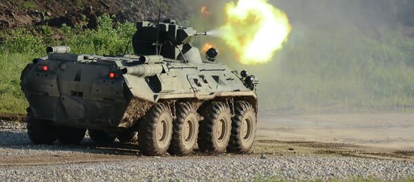 Оклопни транспортер БТР-82А - Sputnik Србија