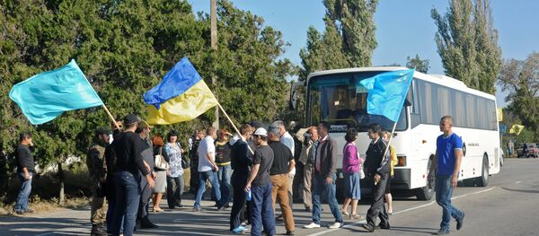 Blokada granice između Ukrajine i Krima - Sputnik Srbija