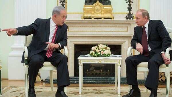 Председник Русије Владимир Путин и премијер Израела Бењамин Нетанјаху - Sputnik Србија