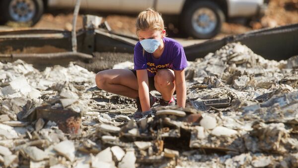 Dete na zgarištu kuće stradale u požaru u Kaliforniji - Sputnik Srbija