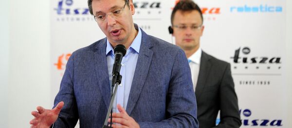 Александар Вучић у Сенти - Sputnik Србија