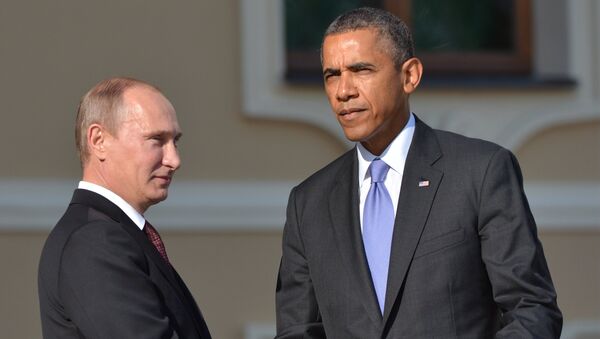 Владимир Путин и Барак Обама - Sputnik Србија