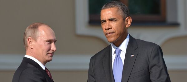 Владимир Путин и Барак Обама Владимир Путин и Барак Обама - Sputnik Србија