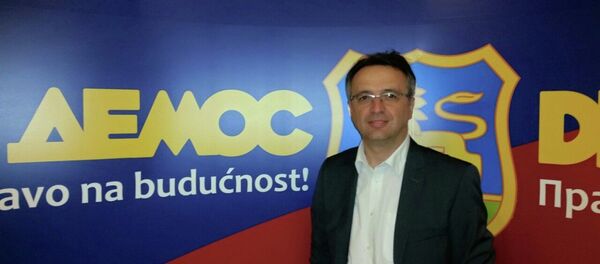 Посланик Демоса Горан Даниловић - Sputnik Србија