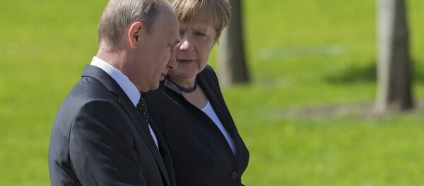 Владимир Путин и Ангела Меркел - Sputnik Србија
