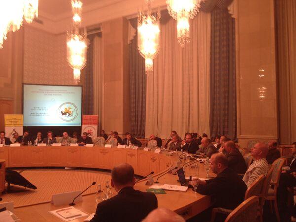 Učesnici Međunarodne konferencije „Rusofobija i informaconi rat protiv Rusije Učesnici Međunarodne konferencije „Rusofobija i informaconi rat protiv Rusije - Sputnik Srbija