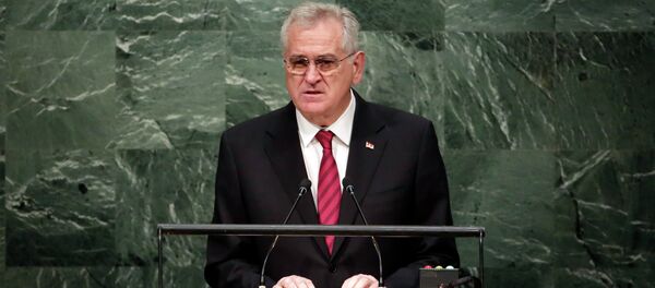 Председник Србије Томилсав Николић за говорницом у УН - Sputnik Србија