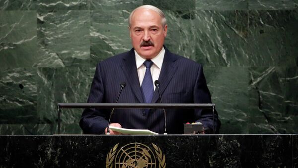 Aleksandar Lukašenko  u UN - Sputnik Srbija
