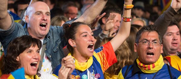 Славље у Каталонији после избора - Sputnik Србија