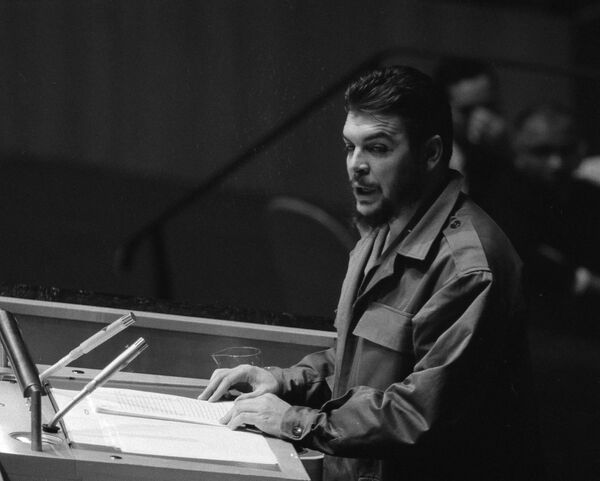 Обраћање Че Геваре у УН у Њујорку 11. 12. 1964. године Обраћање Че Геваре у УН у Њујорку 11. 12. 1964. године - Sputnik Србија