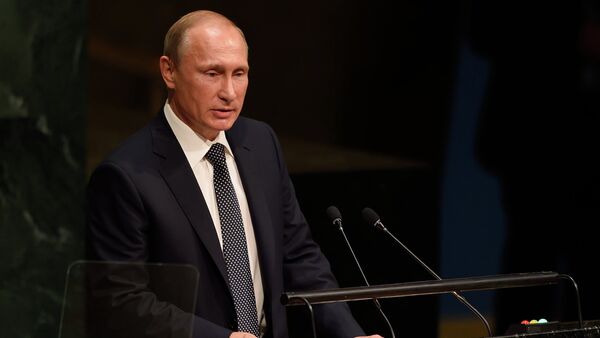 Vladimir Putin u UN - Sputnik Srbija
