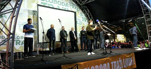 Miting u Podgorici - Sputnik Srbija