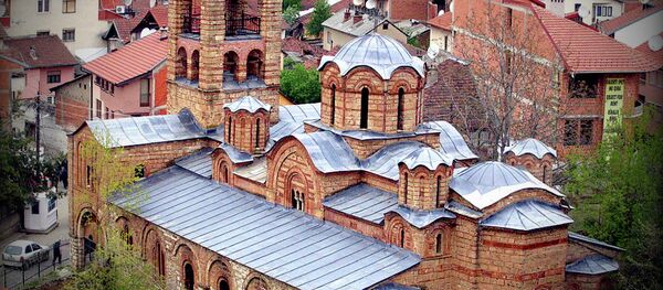 Богородица Љевишка је црква у Призрену, задужбина краља Милутина. Црква је подигнута у периоду 1306—1307. на остацима катедрале из 13. века, - Sputnik Србија