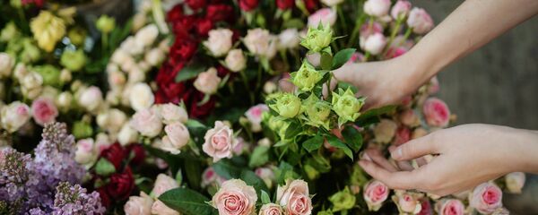 Buketi cveća spremni za Dan žena - Sputnik Srbija