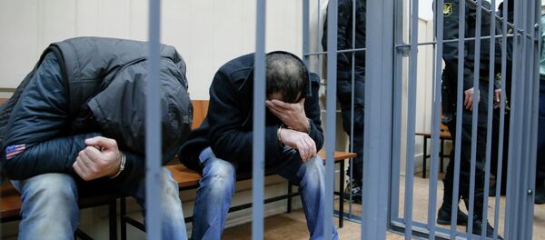 Хамзат Бакајев и Шагид Бугашев Хамзат Бакајев и Шагид Бугашев - Sputnik Србија