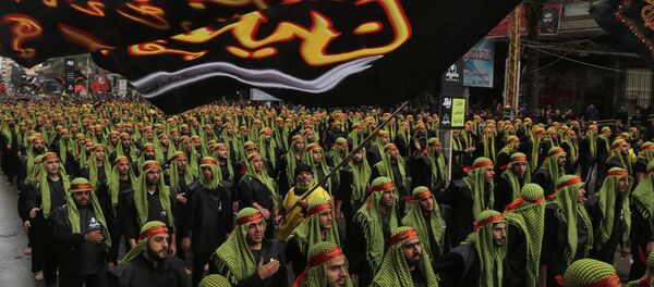 Припадници либанског Хезболаха 2014 Припадници либанског Хезболаха 2014 - Sputnik Србија