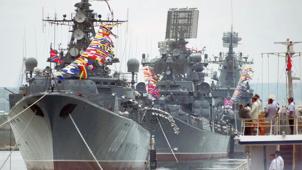 Proba parade za dan Vojno-pomorske flote u Sevastopolju - Sputnik Srbija