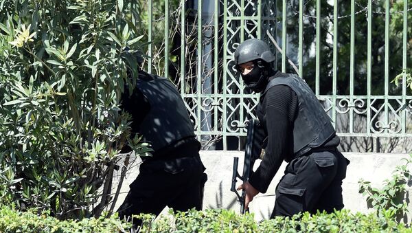 Полиција Туниса на месту напада код музeja Бардо - Sputnik Србија