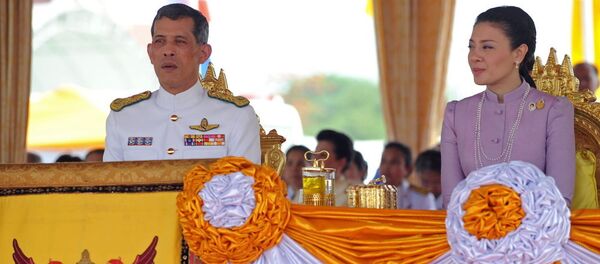 Prestolonaslednik Tajlanda Mah Vajiralongkorn i princeza Srirasmi - Sputnik Srbija