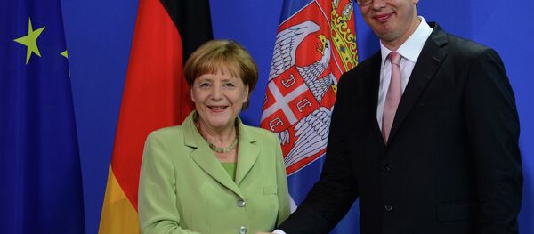 Ангела Меркел и Александар Вучић - Sputnik Србија