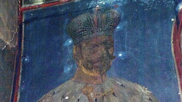 Freska cara Nikolaja drugog pronađena u crkvi svetog Save u manatsiru Žiča - Sputnik Srbija