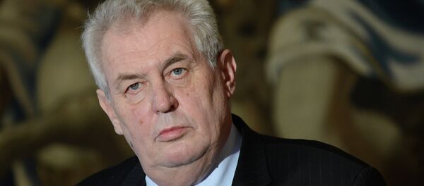Miloš Zeman, predsednik Češke Miloš Zeman, predsednik Češke - Sputnik Srbija